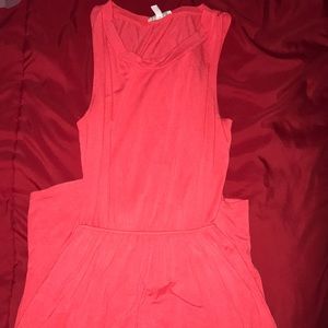 Pretty pink knee length dress